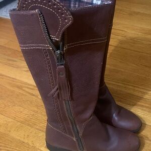 Stylish Brown Leather Ankle Boots